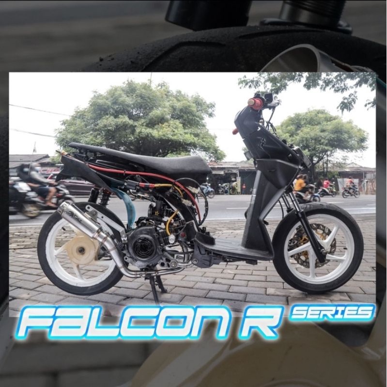 Knalpot Original CLD Type Falcon Series Beat Karbu Beat Fi Scoopy Karbu Scoopy Fi Mio Mio J Mio M3 V