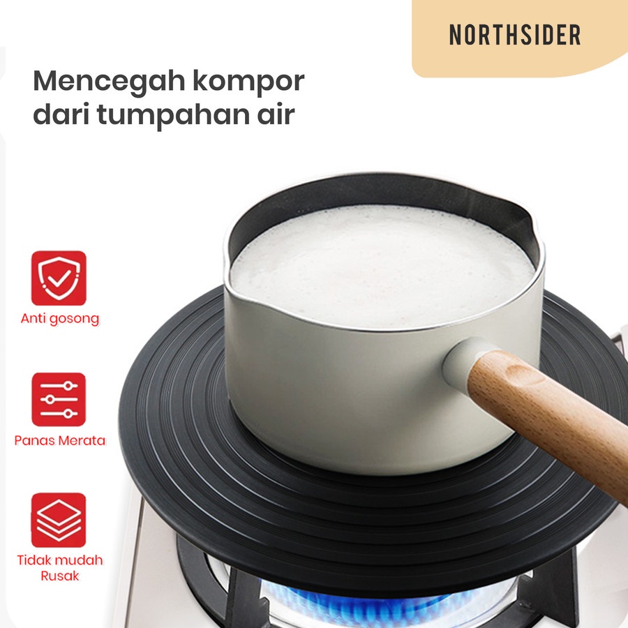 TATAKAN KOMPOR ALAS PANCI MOKA POT KONDUKSI DIFFUSER ANTI GOSONG 24CM