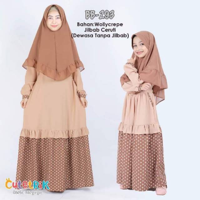 FASHION COUPLE IBU N ANAK PEREMPUAN || FASHION MUSLIM IBU ANAK TERLARIS