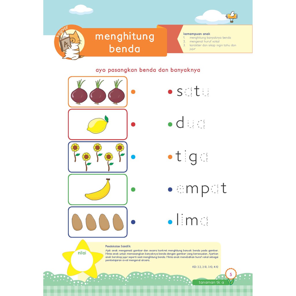 Contoh Soal  Untuk Anak  Tk  A Berbagai Contoh