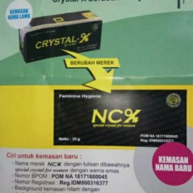 

crystal x - FREE TEH COLAGEN stok terbatas