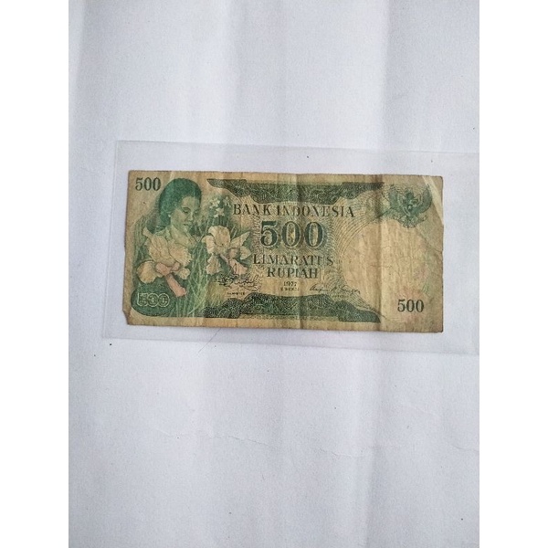 Uang kuno Rp. 500 ibu konde