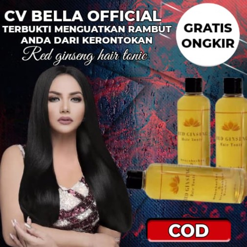 Red Ginseng Hair Tonic Vitamin Obat Treatment Perawatan Penumbuh Pelebat Rambut Rontok Dan Botak Ker