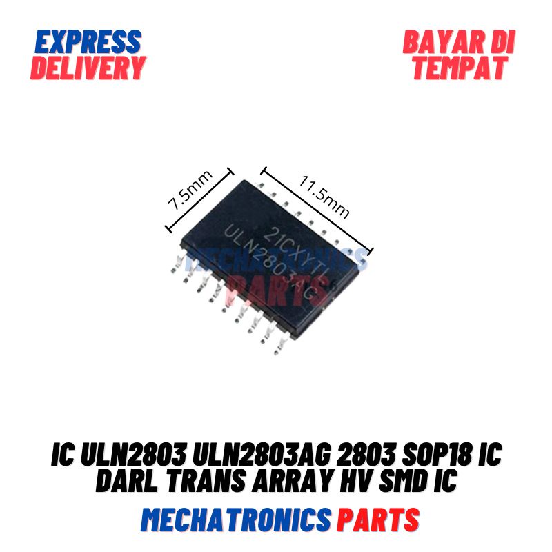 IC ULN2803 ULN2803AG 2803 SOP18 IC DARL TRANS ARRAY HV SMD IC