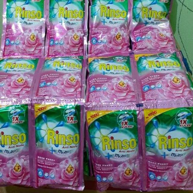 Rinso cair molto sachet per karton isi 12 x 12 @42ml