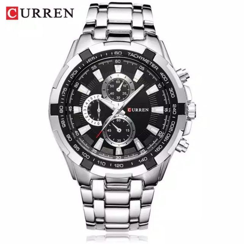 COD!! CURREN 8023 ORIGINAL Jam Tangan Pria CURREN Analog Chrono Tidak Aktif