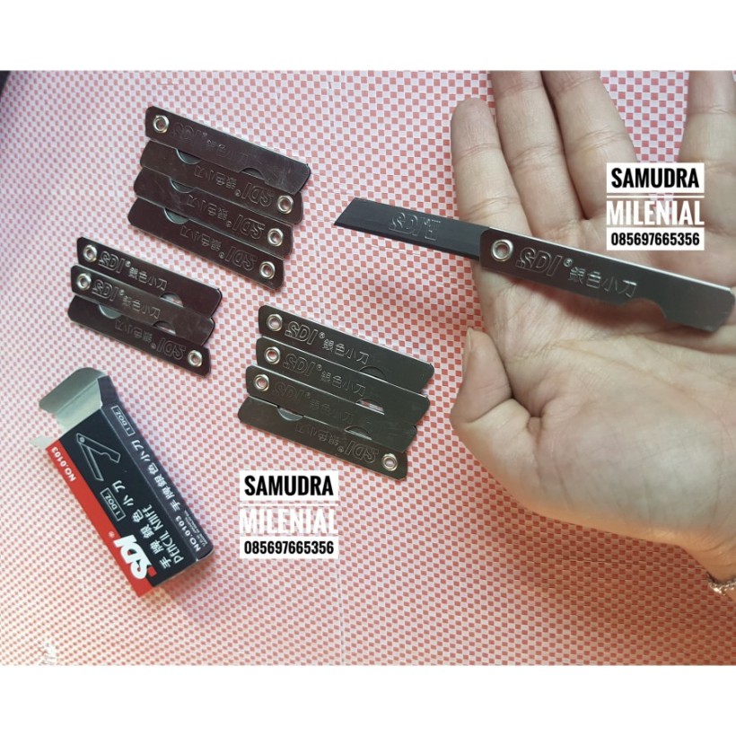 

Pisau Lipat / Pisau Kertas / Cutter / Pencil Knife SDI - (12pcs)