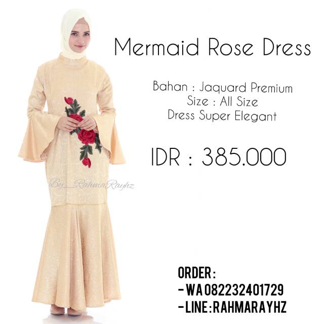 Mermaid Rose Dress