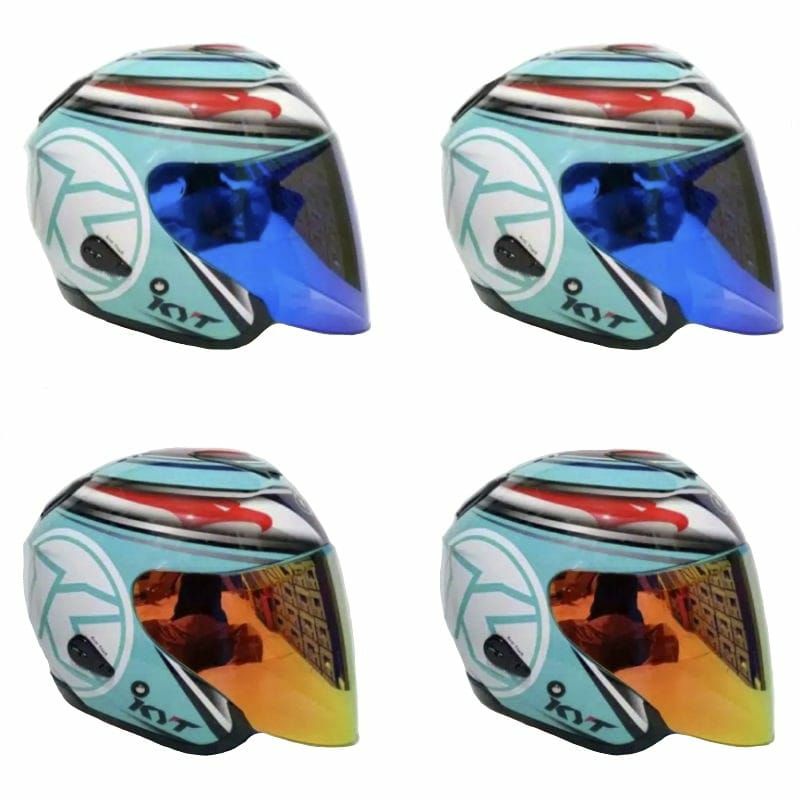 Helm Kyt Kyoto Aquamarine Kaca Venom