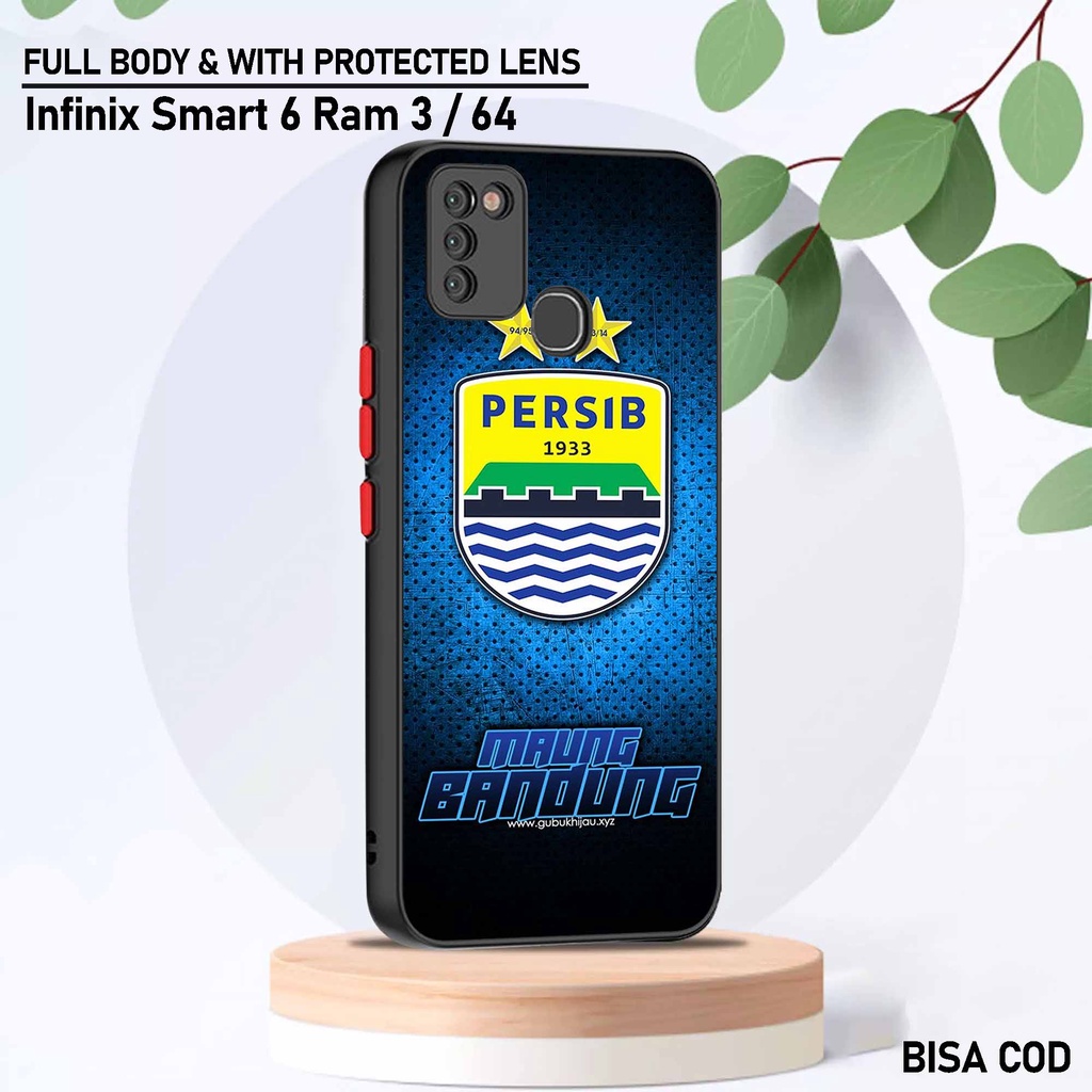 Case Infinix Smart 6 Ram 3 - Motif Case [ Club Bola Indo ] - Hardcase Infinix Smart 6 Ram 3 - Softca