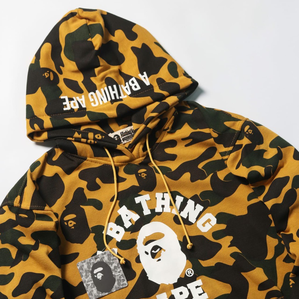Jaket Sweater Hoodie BTHG CAMO BP – Yellow Edition Fashion Trendy Casual Pria Good Brand Quality Sty