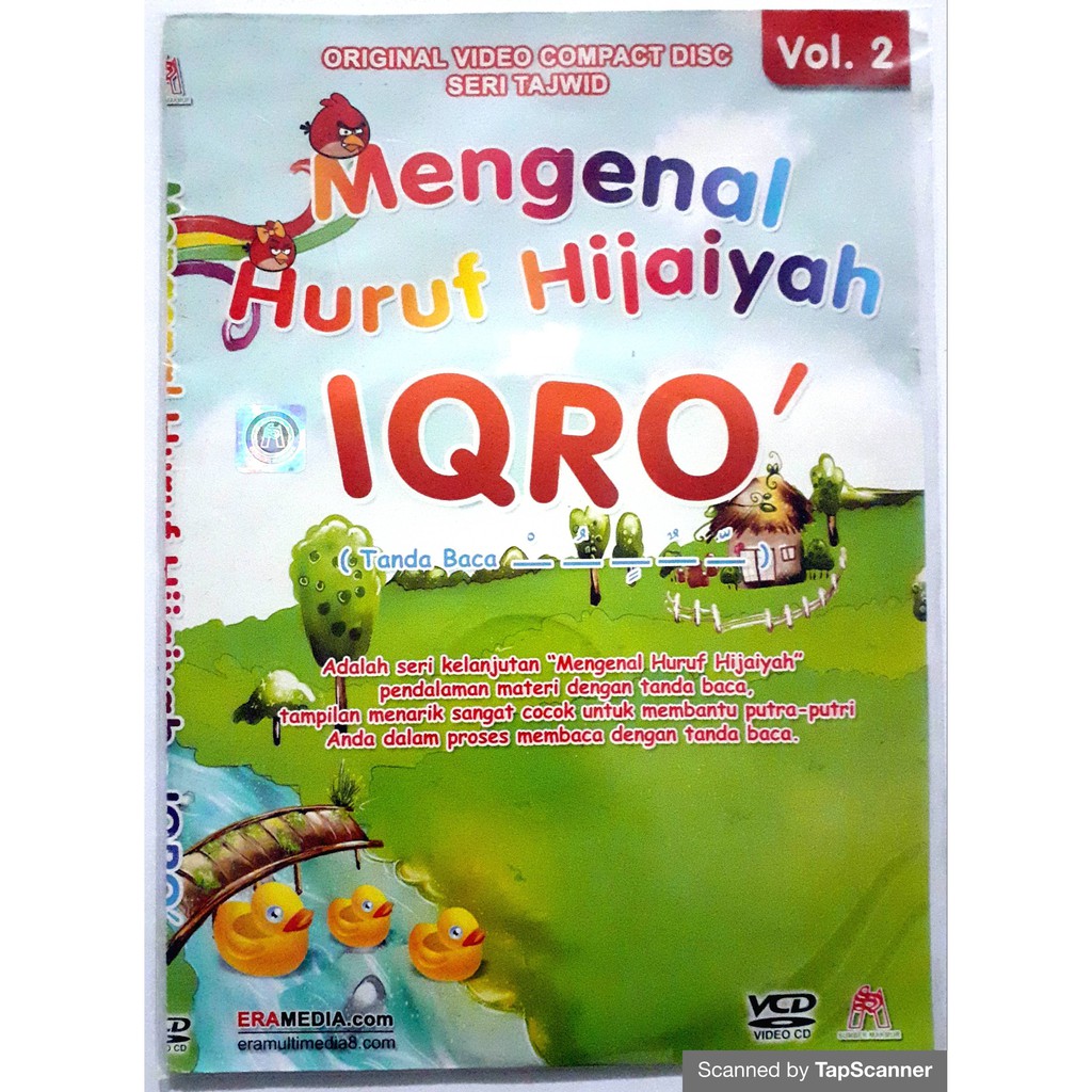 Mengenal Huruf Hijaiyah Iqro' Vol.2 | VCD Original