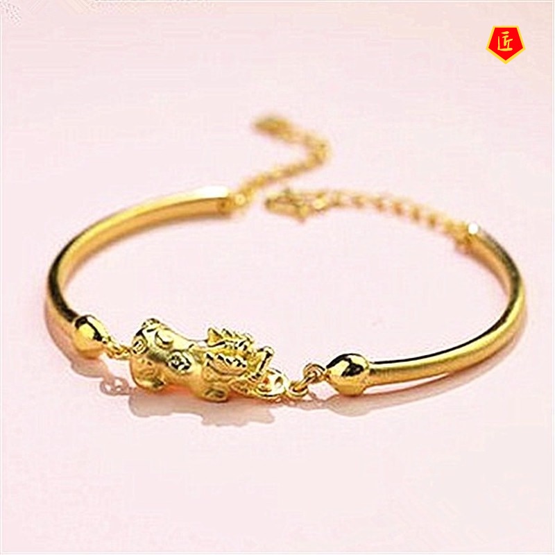 [Ready Stock]Lucky Gold Brave Troops Bracelet