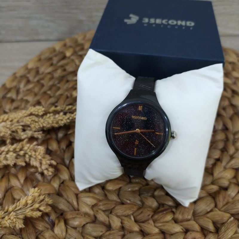 jam tangan 3second fashion wanita terbaru original // ANTI AIR 120102128