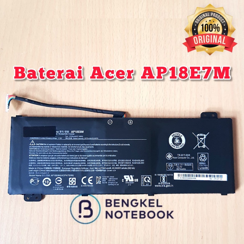 Baterai Acer Nitro 5 AN515-54 AN515-43 AN517-51 AN715-51 AN715 A715-74G Acer Nitro 7 Predator Helios 300 PH317-53 Acer AP18E7M AP18E8M