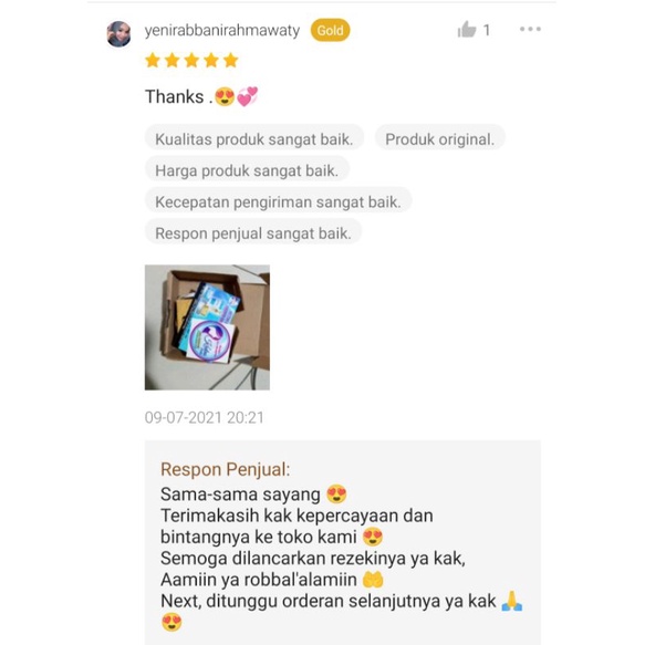PROMO‼️Gold Jelly 2 + Free Sabun Kedas Beauty  100% ORI BPOM Siang Malam Pemutih Wajah-3