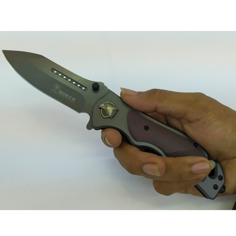 Survival Kit Pisau Lipat Boker c117