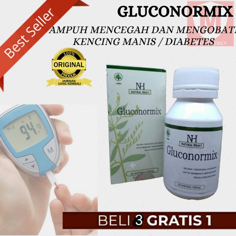 

Gluconormix Origin Obat Herbal Untuk Diabetes dan Kencing Manis