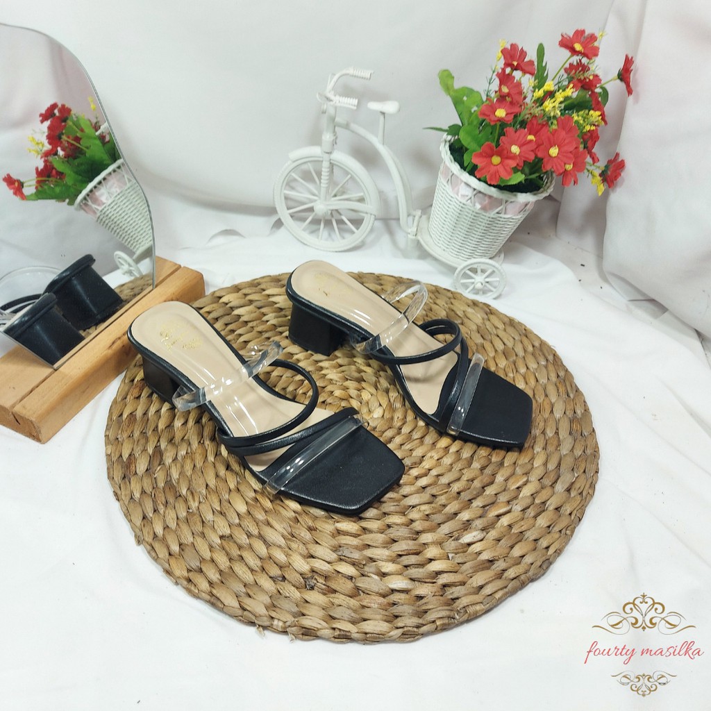 RHM Sandal Wanita Chunky Heels MASILKA