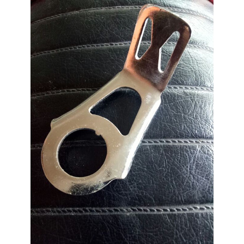 Dudukan bracket lampu dinamo sepeda onthel jengki lampu bulat
