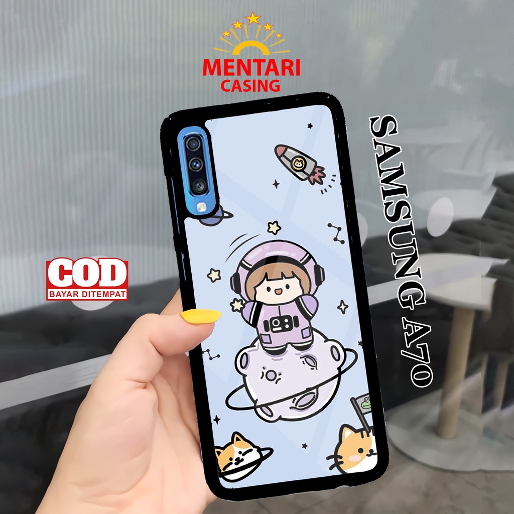 Case SAMSUNG A70 CASING SAMSUNG A70 [ ROROJUMP ] Mentari casing case hp kondom hp case custom case c