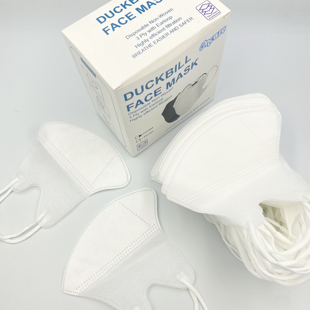 MASKER DUCKBILL GARIS 3PLY SURGICAL ISI 10PCS