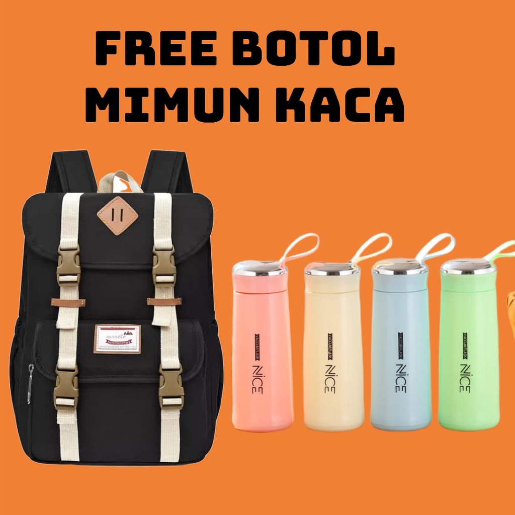 TAS RANSEL BAGPACK mochila BAG WANITA UNTUK GADIS REMAJA TAS RANSEL SEKOLAH BACKPACK NEW ARRIVAL BES