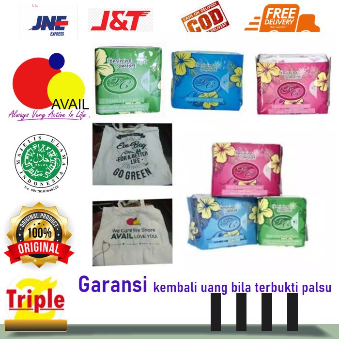 Avail Tas Pantiliner Pembalut Sanitary Pad Herbal