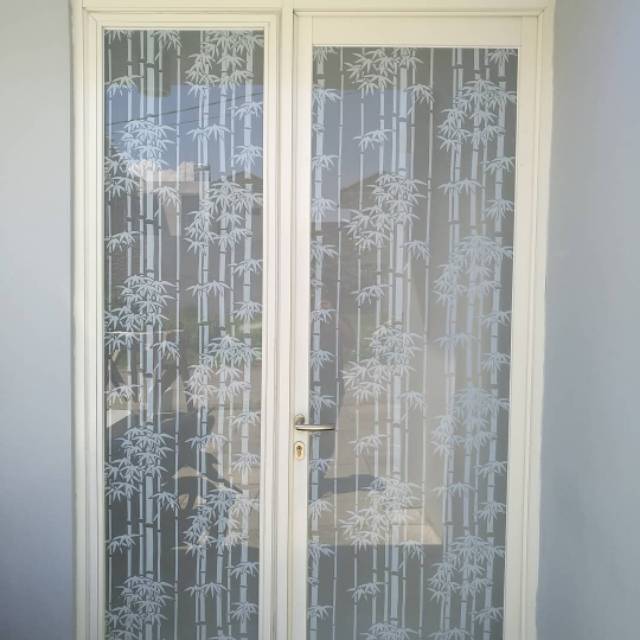 Sticker / stiker kaca motif stiker kaca sanblas stiker pintu jendela