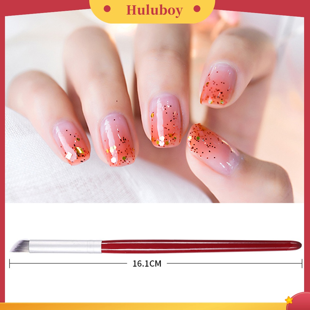 Huluboy Huluboy♡ Brush Pen Nail Art Gagang Kayu Untuk Manicure