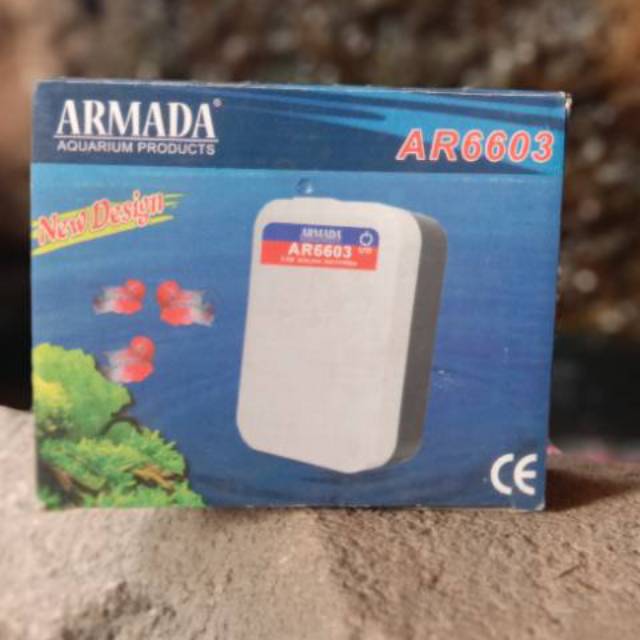 Aerator AC DC Otomatis ARMADA AR 6603 Touch on off Aquarium aquascape