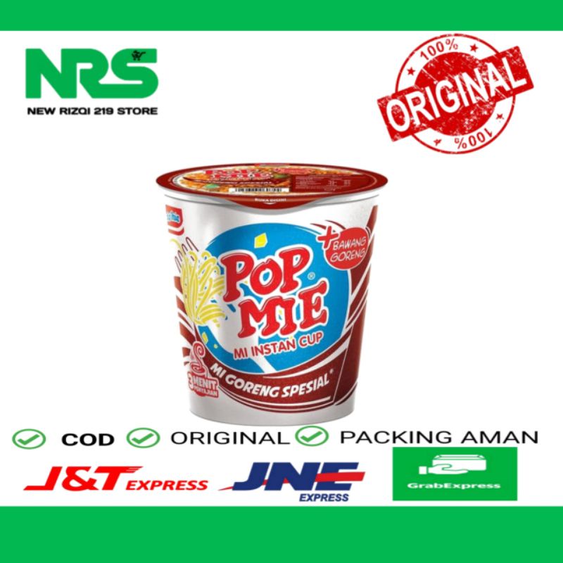 

Pop Mie Mi Instan Cup Mi Goreng Spesial 75gr