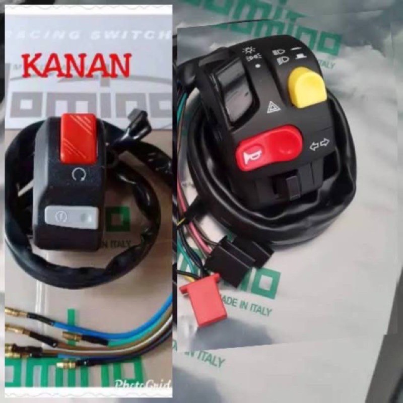 SAKLAR SET KIRI KANAN DOMINO MODEL KTC NMAX PCX VIXION UNIVERSAL