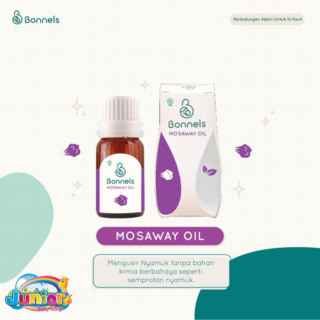 Bonnels Mosaway Essential Oil - Solusi Anti Nyamuk, Tidur Nyenyak, &amp; Aroma Therapy | 100% Alami