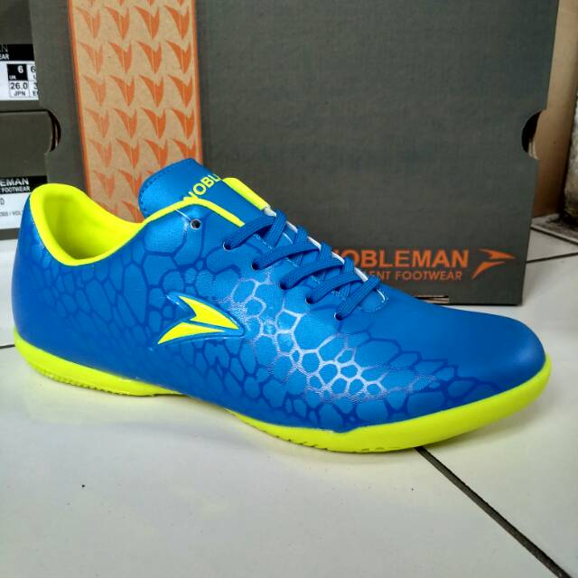Sepatu futsal NOBLEMAN Rogue ID Blue/neon