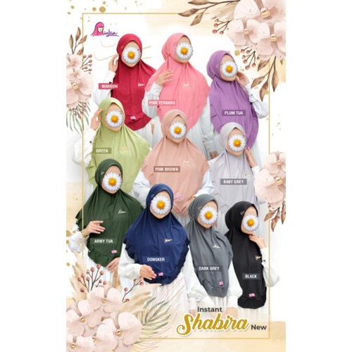 Jilbab Instan SHABIRA New MiuLan | Hijab Instant Kerudung Langsung Pakai Praktis Fashion Hijab Perem