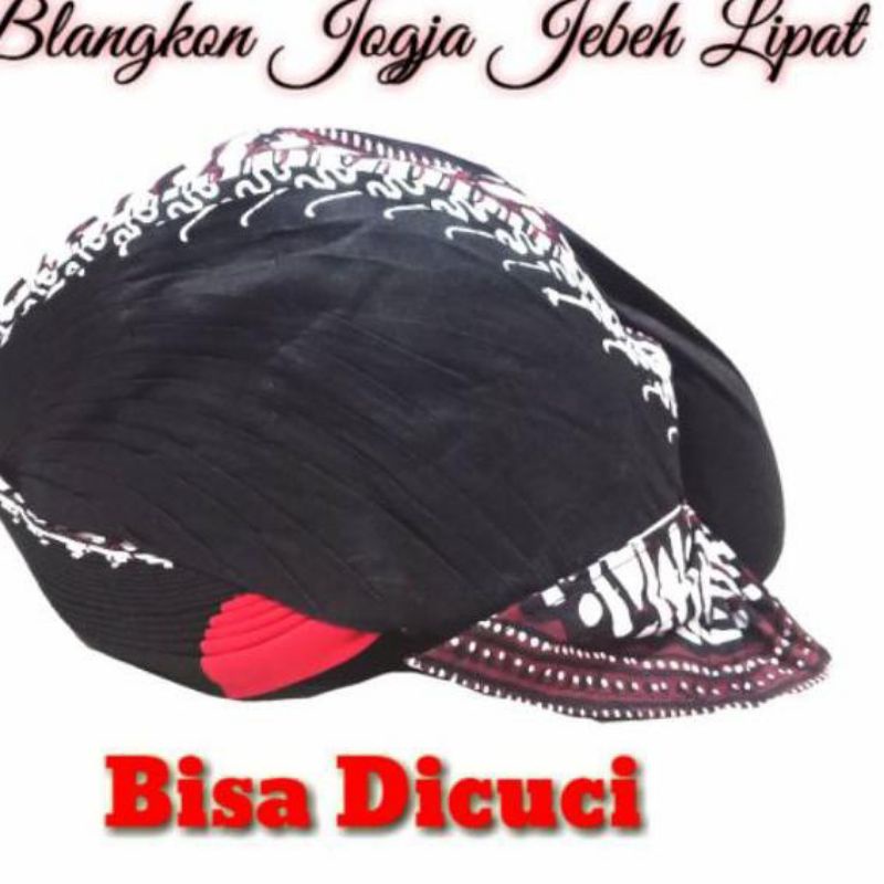 Blangkon Cuci  Jogya Motif Keris/Garuda Bahan Katun Dewasa