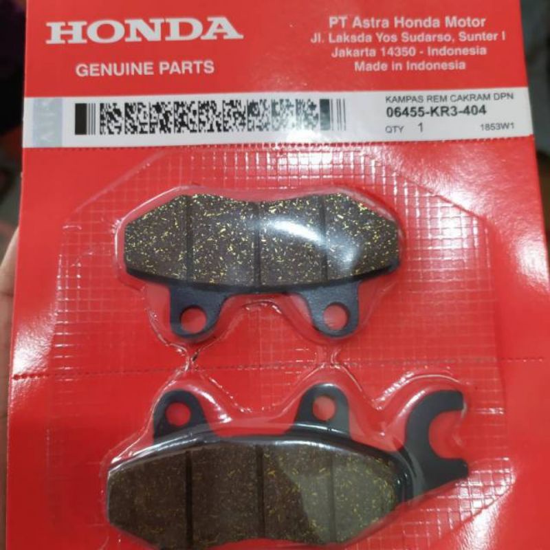 Kampas Rem Depan Cakram Supra-X Supra Fit Fit New Kharisma Supra-X