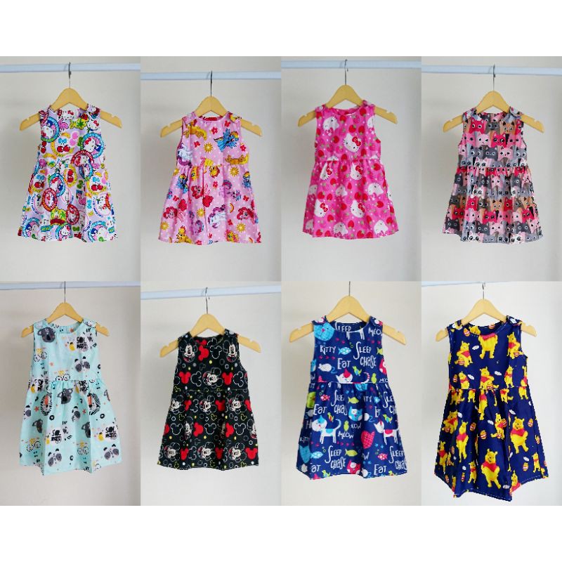 DRESS ANAK KANCING/ SIMPLE DRESS ANAK