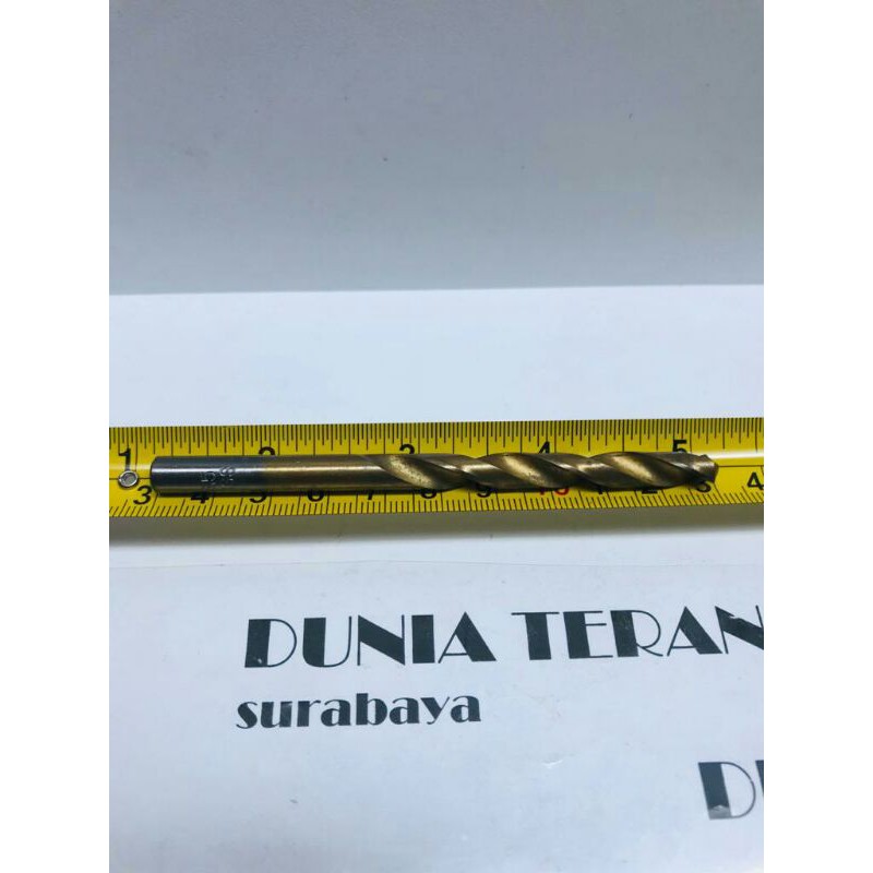 Mata Bor Besi ATS 6,5mm Kuning - HSS TiN Coated Fully Ground Twist Drill Bits 6.5 6,5 mm