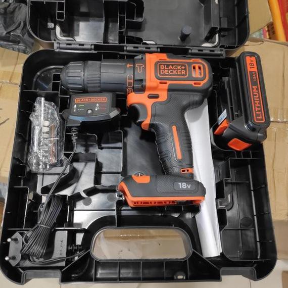 Jual Mesin Bor Baterai Cordless Drill Blackdecker V Set Mata Bor Dsm