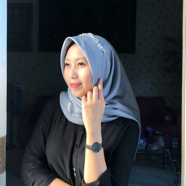 [BISA COD] Jilbab segi empat jilbab glamour jilbab voal