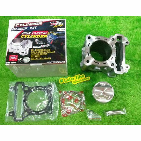blok bore up XTR 65 casron 195 CC Jupiter MX Vixion r15 xabre MX king
