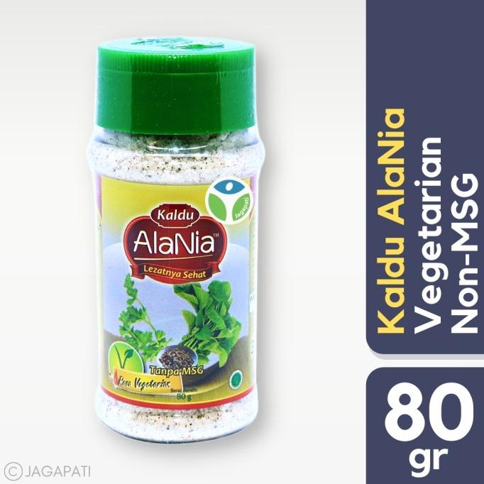 

Kaldu Vegetarian AlaNia 80gr - Penyedap Rasa - Non MSG