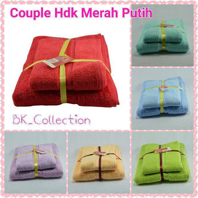 Paket Handuk Merah Putih by terry palmer couple Handuk 