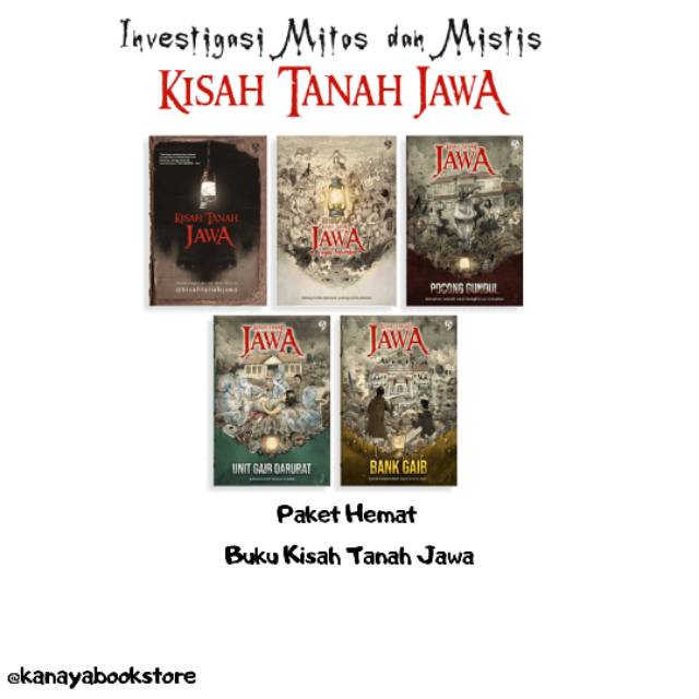 JPRDBOOKSTORE [ORIGINAL 100%] PAKET LENGKAP BUKU KISAH TANAH JAWA 5 SERI