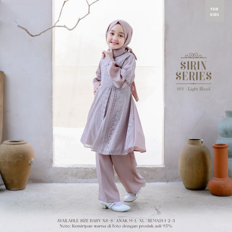 SIRIN SERIES KIDS 2IN1 MIX BRUKAT MALIKA/SETELAN MUSLIM ANAK 8-10 TAHUN/SETELAN ATASAN BRUKAT + CELANA/FASHIOM MUSLIM ANAK TERBARU/KOSHIRIN 2IN1/FAR MOSLEMSTORE