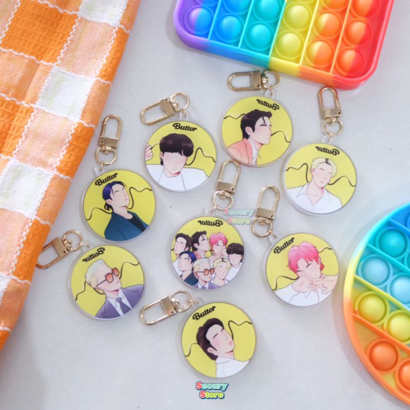 BTS Butter Premium Keychain