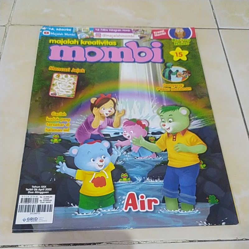 BARU majalah MOMBI 2021/2022 anak2 TK DAN SD-edisi 15, 6-4-2022