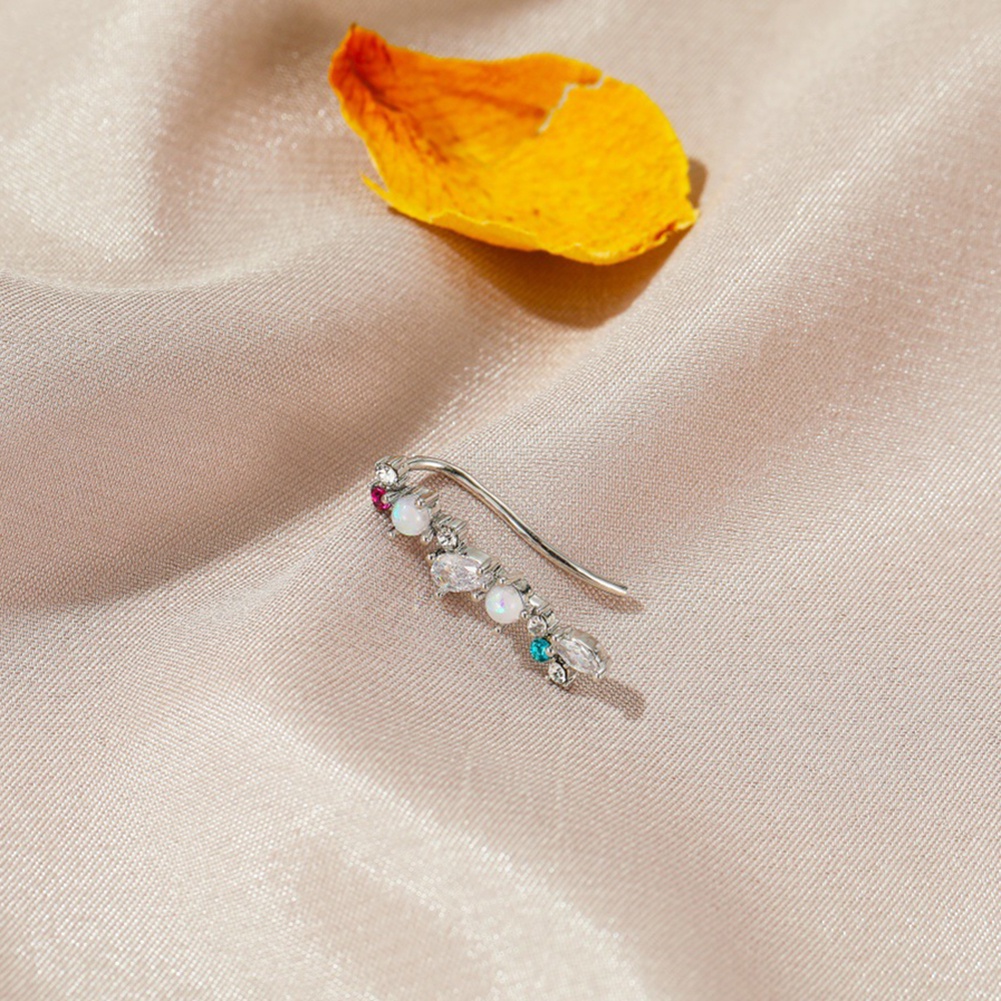 Hu Hu Hu Hu Hu Alat Bantu Pasang Kacamata♡ 1pc Anting Tusuk Hias Cubic Zirconiamutiara Imitasi Gaya Elegan Berkilau Untuk Wanita